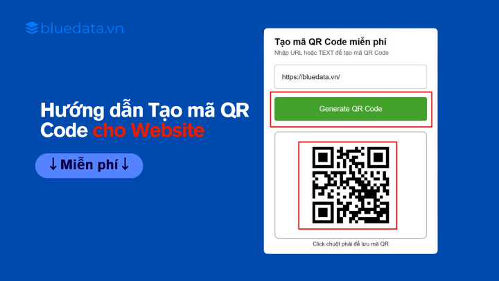 Tạo mã QR Code cho Website | Miễn phí, Không quảng cáo