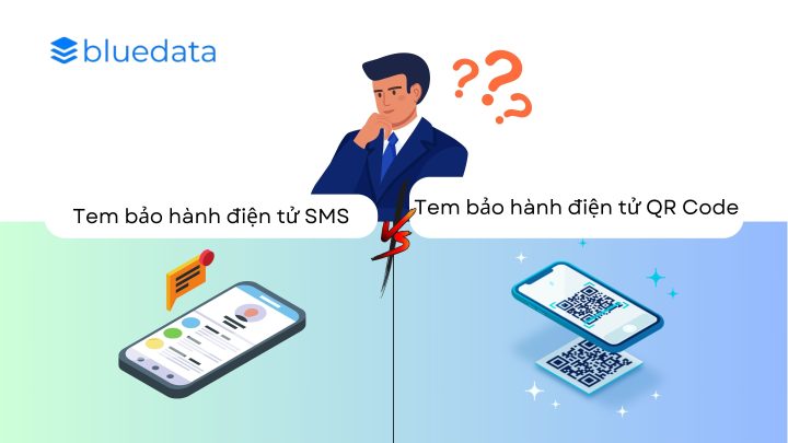 So sánh tem bảo hành điện tử QR Code và SMS