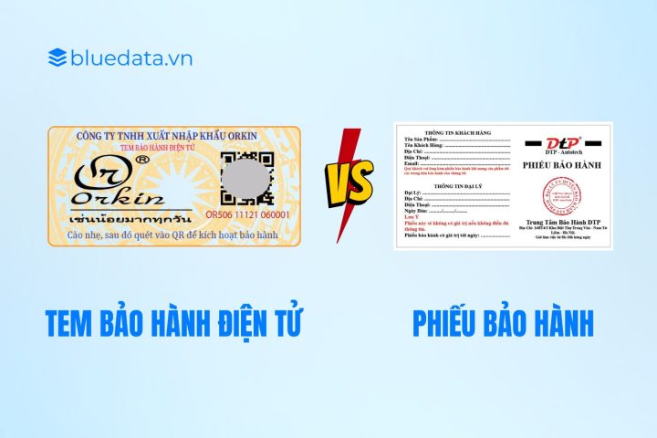 Tem bảo hành điện tử với Phiếu bảo hành | Phương án thay thế