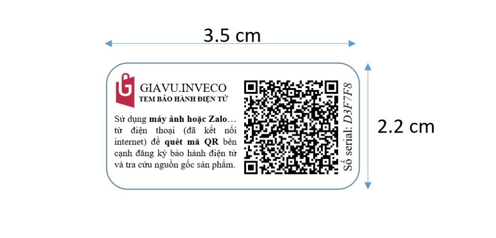 tem bao hanh dien tu qr code
